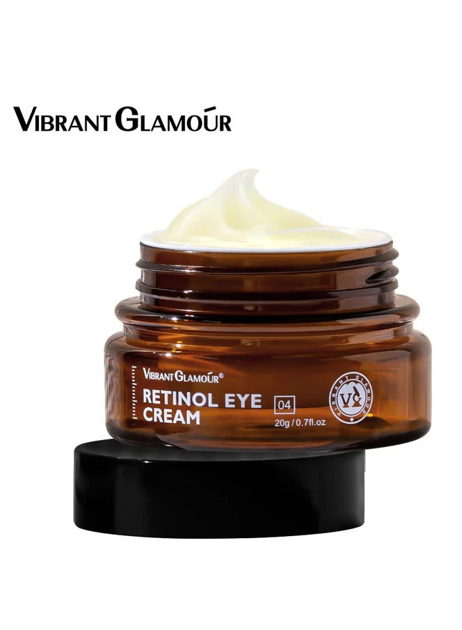 فايبرنت جلامور كريم ريتينول للعين، مضاد للشيخوخة، مضاد للانتفاخ، يحسن الهالات السوداء ويقلل الخطوط الدقيقة حول العينين 20 جرام - Image 1