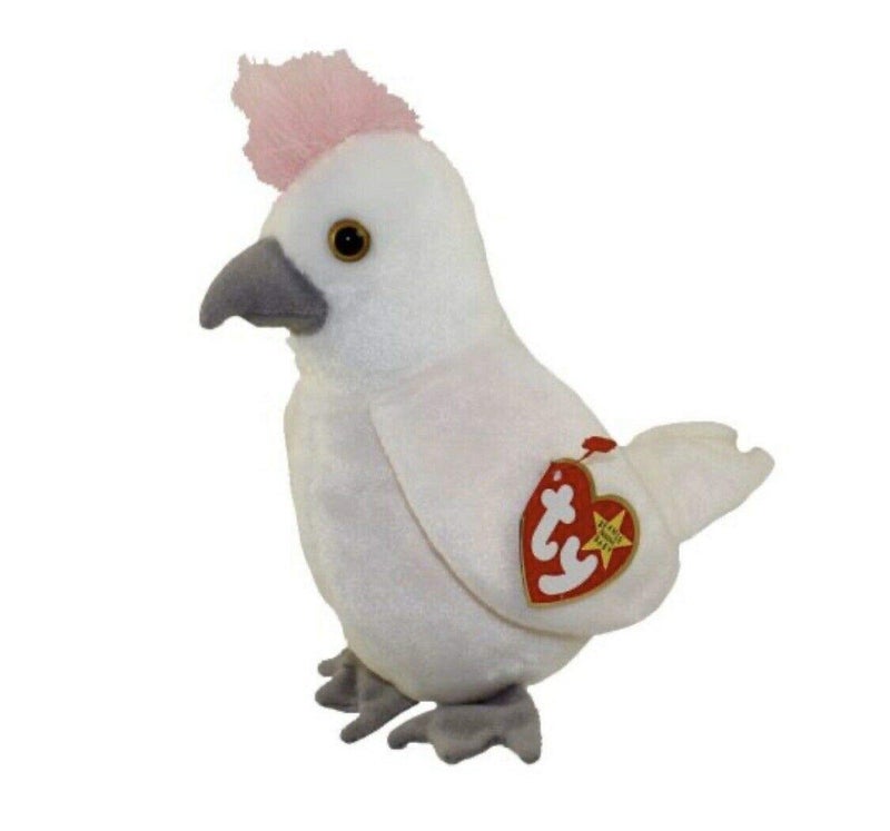BEANIE BABIES Ty Beanie Babies Kuku the White Cockatiel - Image 3