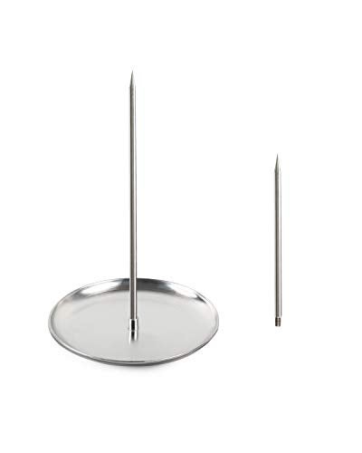 Mydracas Vertical Skewer Brazilian Barbecue Skewer Stand Stainless Steel Removable Grilling Meat Spit for Roasting Meat Steak Whole Chicken Sausage - Image 1