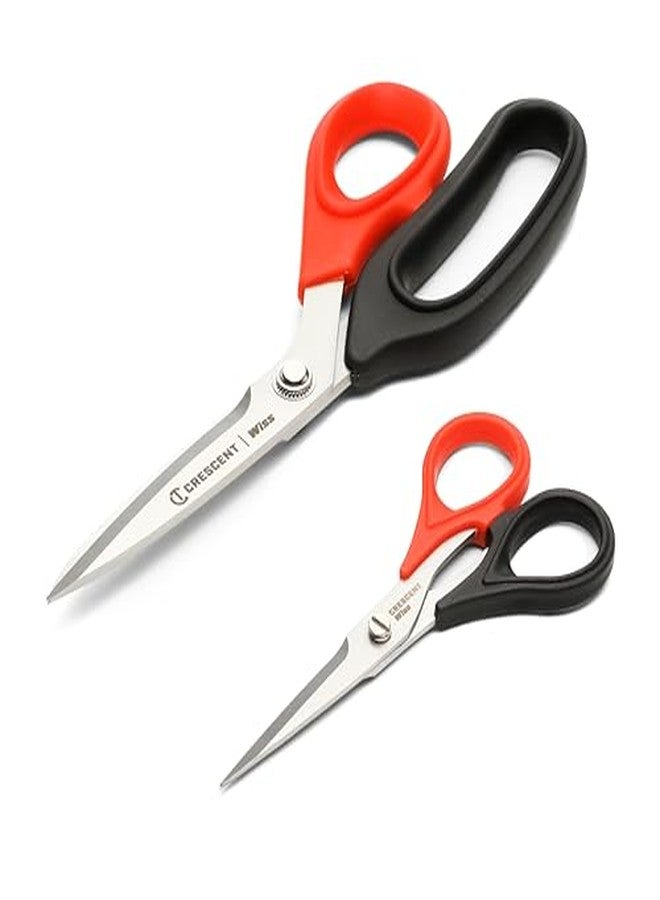 Wiss Crescent Wiss 2 Piece Home and Craft Scissor Set, 5-Inch and 8-1/2-Inch - WHCS2 - Image 4