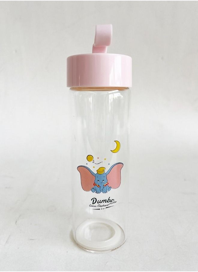 XIANGYU Borosilicate Glass Portable Water Bottle With Top Plastic Lid  - Image 1