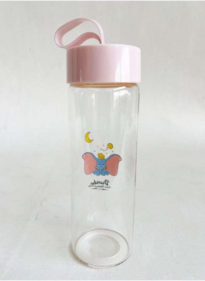 XIANGYU Borosilicate Glass Portable Water Bottle With Top Plastic Lid  - Image 2