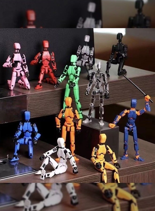 Haidue 11Pcs 3D Printed Doll Toy Dummy Doll, Movable Joints Can Be DIY Assemble - Image 1