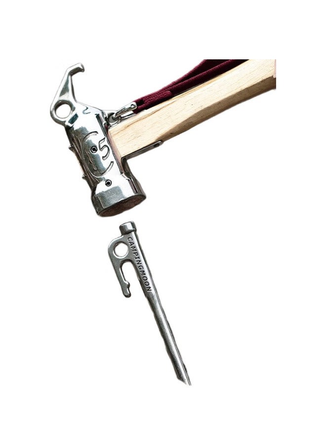 Campingmoon Extended Ground Stakes For Outdoor Tents, Wind-Resistant Rope, Ground Pegs [R35-6], 35Cm, 6 Pieces - Image 3