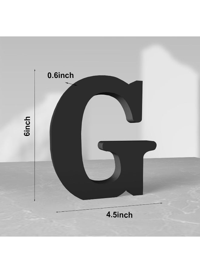 TPGP 6 Inch Black Wood Letter (G) - Image 2
