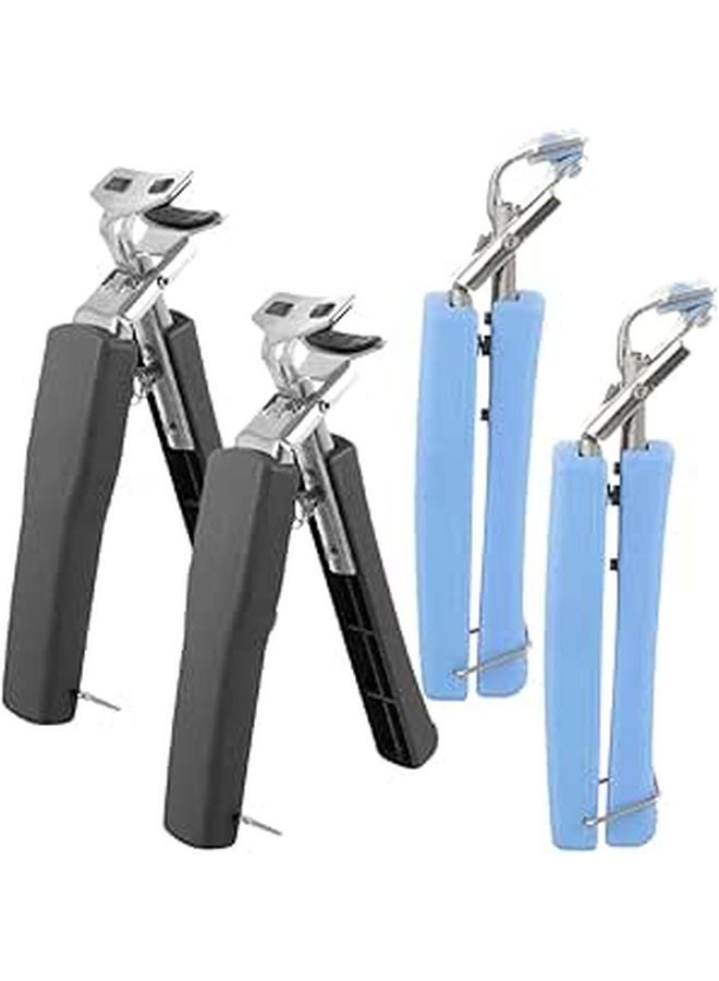 Stainless Steel Hot Plate Clamp and Bowl Gripper Set 4Pcs Anti Scald Kitchen Utensils - Image 1