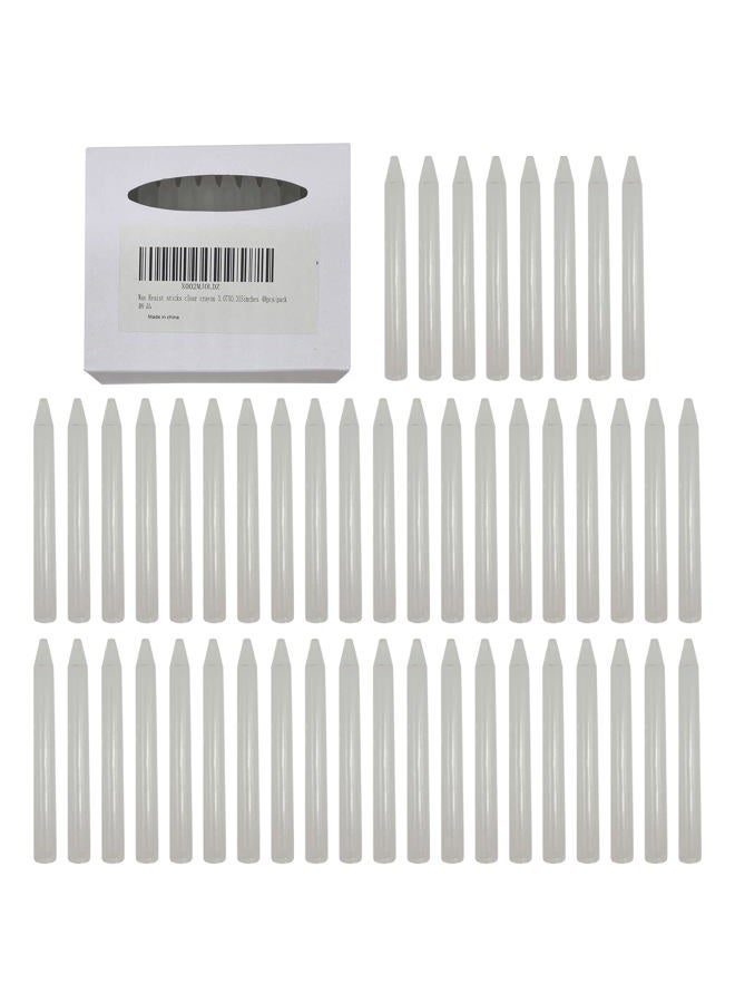 N.C Wax Resist sticks clear crayon 3.07X0.315inches 48pcs/pack - Image 3