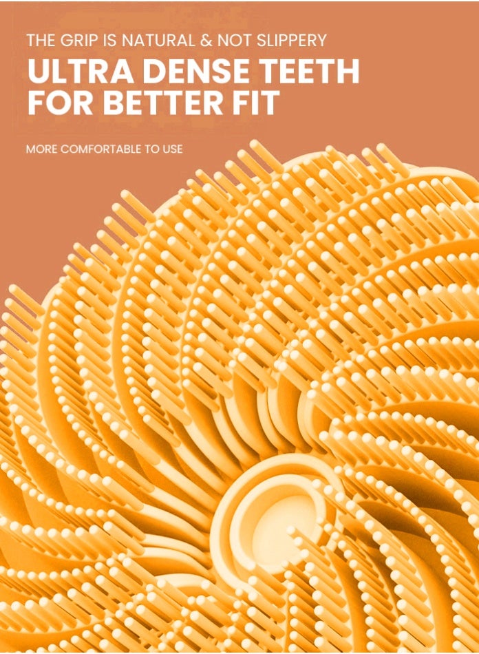 EFFIE Silicone Body Brush – Gentle Exfoliating Body Scrubber in Shower, Silicone Loofah with Easil Bristles, Long Lasting & More Hygienic Than Traditional Shower Loofah – 1 Pack  - Image 5