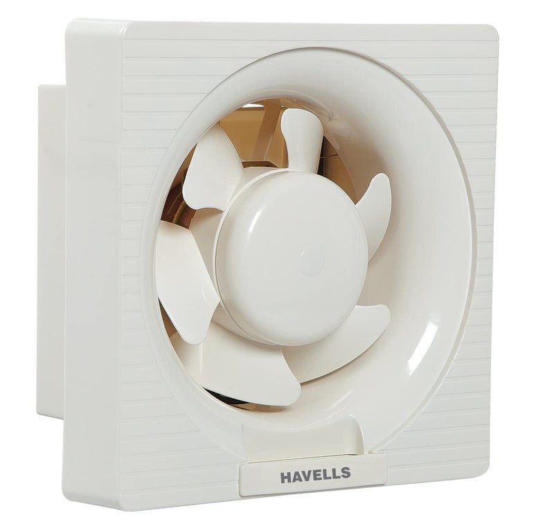 Havells Ventil Air DX 150mm Exhaust Fan | Strong Air Suction, Rust Proof Body and Dust Protection Shutters |Suitable for Bathroom, Kitchen, and Office| Warranty: 2 Years | (Pack of 1, Off White) - Image 4