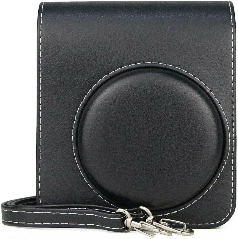 eWINNER PU Leather Camera Case Compatible with Fujifilm Instax Mini 40 Instant Film Camera w/Adjustable Shoulder Strap Bag Protective Cover (for Instax Mini 40, Black) - Image 1