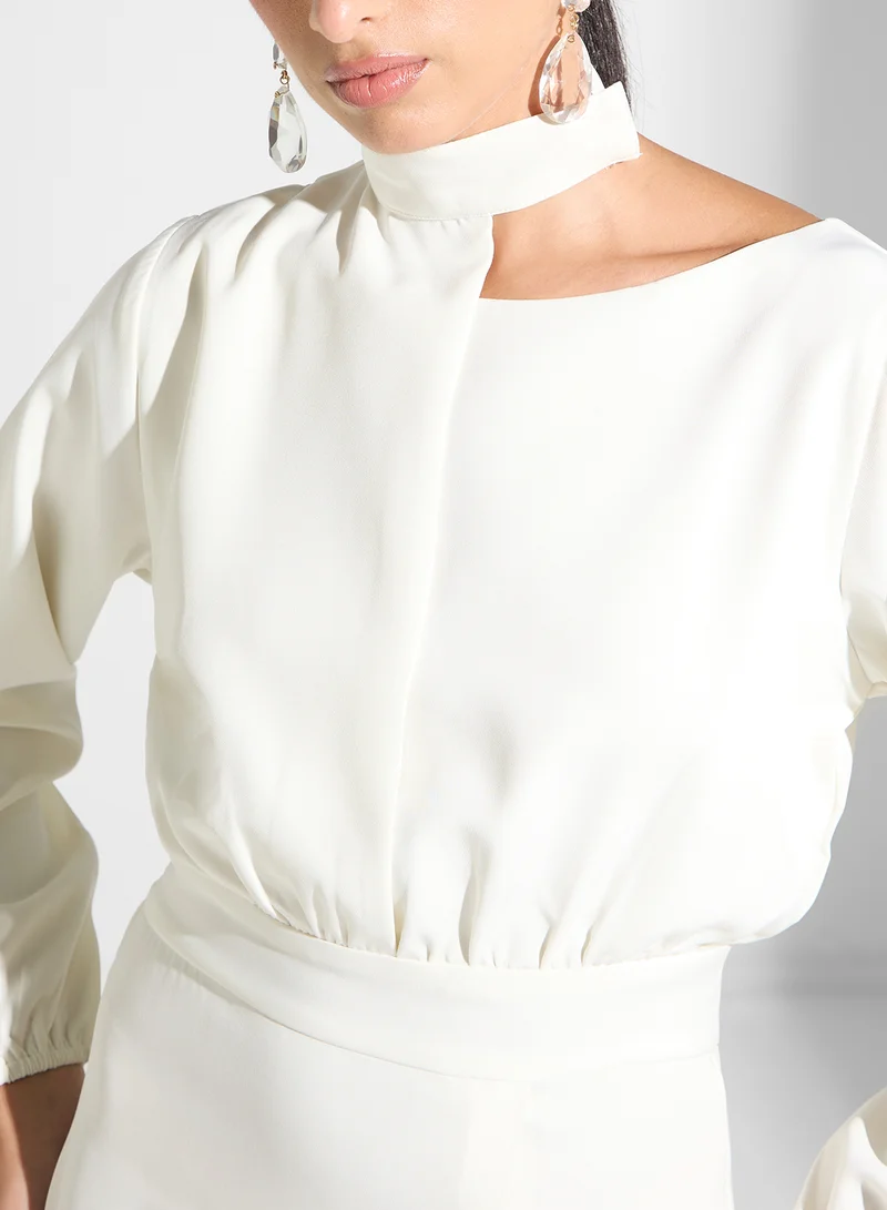 Golden Apple Ivory Maxi Dress
