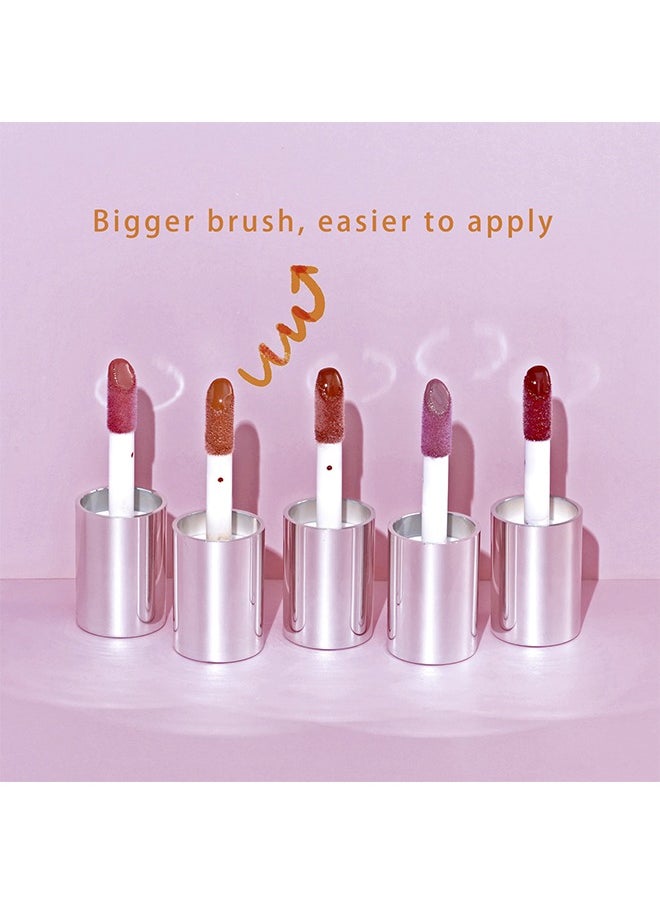 Beckisue Lip Gloss-Ultra-Hydrating & Nourishing, Smooth Glossy Finish Lip Glow Oil,Long Lasting Lightweight Non Sticky Portable Lip Oil,Lip Care to Fade Lines and Exfoliate Dead Skin（#03）  - Image 5