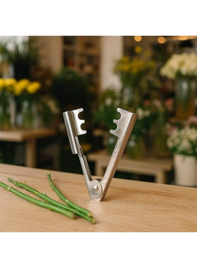 Si Bonne Precision Stem Stripper, Stainless Steel Rose Thorn Remover and Leaf Stripping Tool for Flowers, Floral Arrangements and Gardening - Image 3
