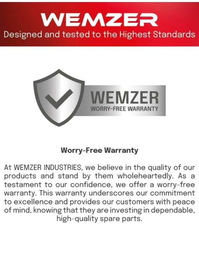 WEMZER INDUSTRIES - WEMZER | Premium Shock Absorber |54660-1E200-WZ|Compatible With: Hyundai, Kia (Find Fitting Compatibility in Description) - Image 1