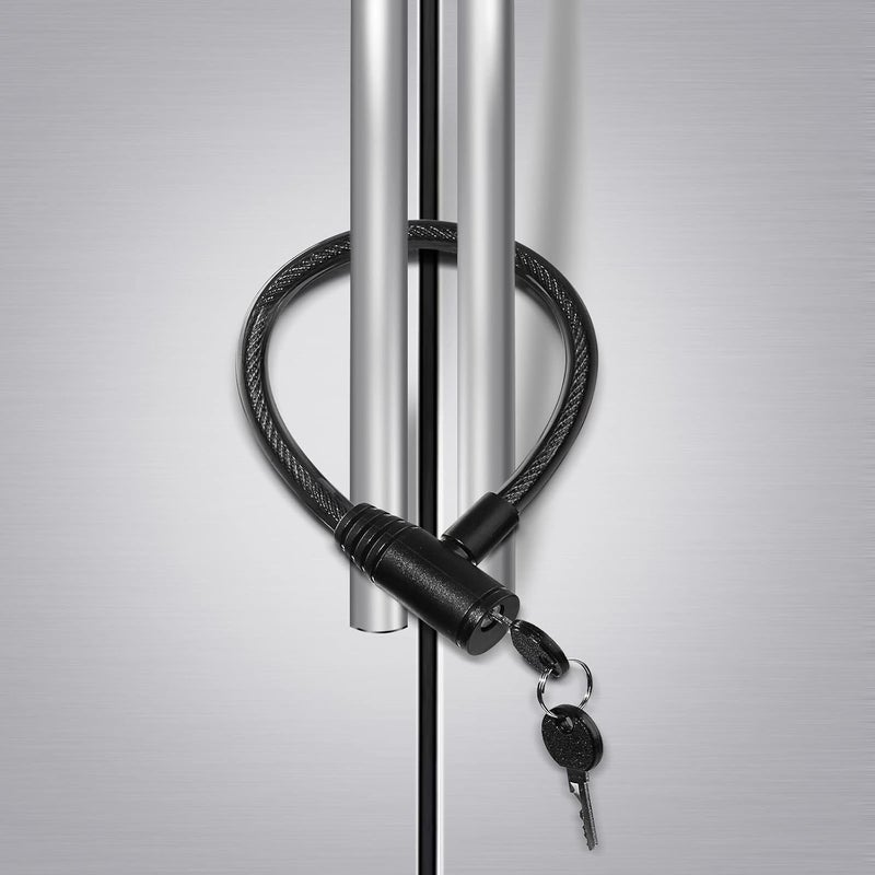 Rofio Fridge Lock, Childproof Refrigerator Lock with Keys for French Door Fridge and Cabinet - Image 1