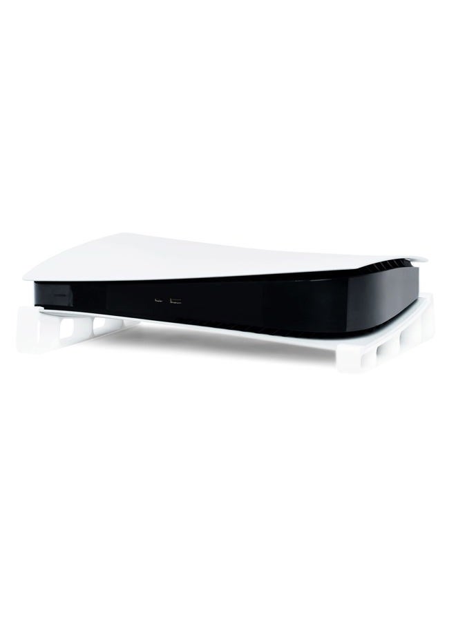Glistco Skates - Horizontal Stand Compatible with PS5 - Digital Edition (White) - Image 1