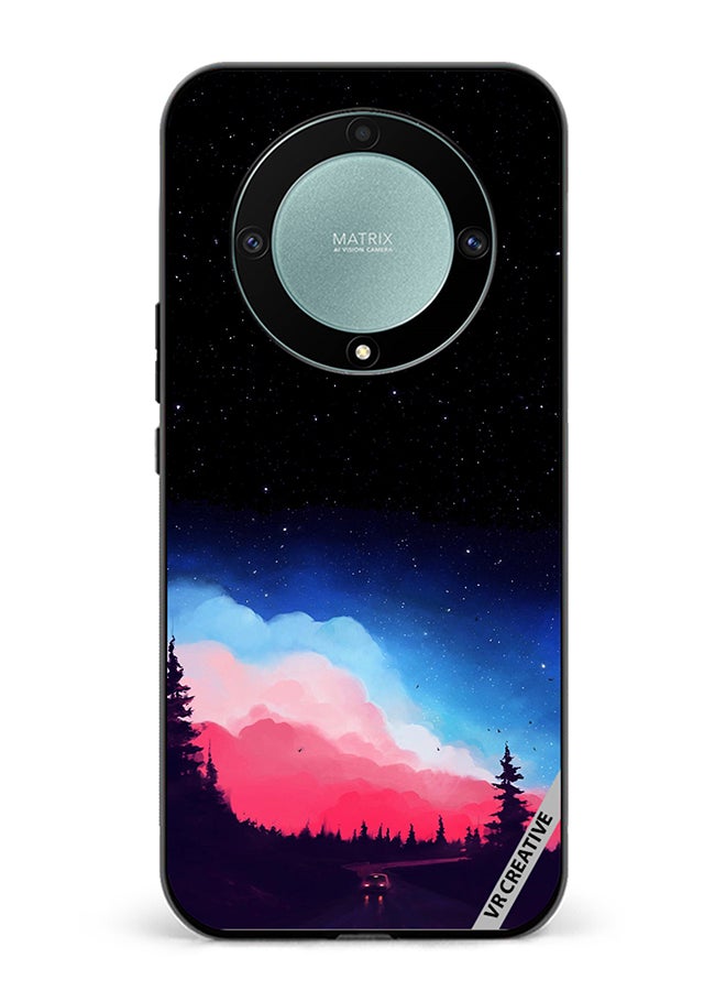 VR CREATIVE Protective Case Cover For Honor X9b Vibrant Cloud Design Multicolour - Image 1