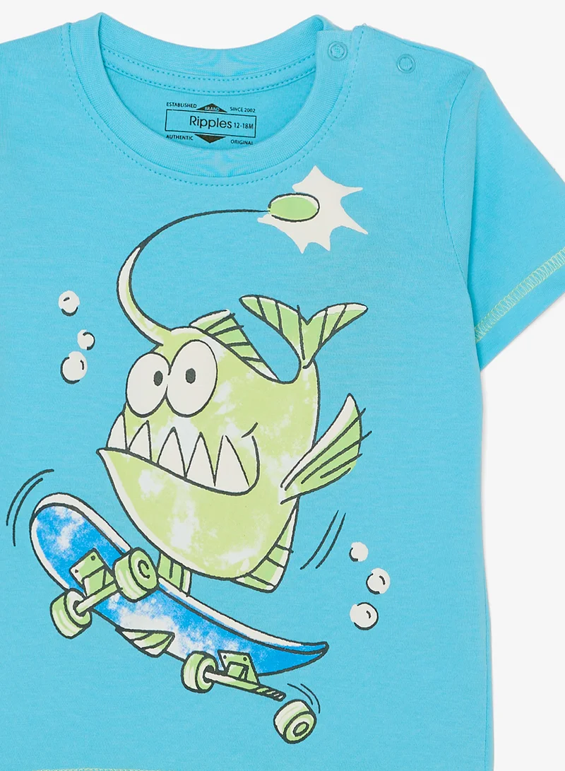 Ripples Boys Regular Fit Tee