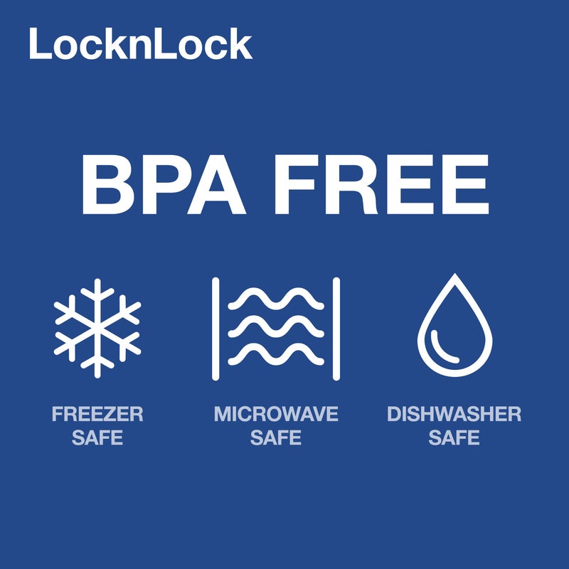 LocknLock LOCK & LOCK Easy Essentials Food Lids (Flip-Top) / Pantry Storage, BPA Free, Top-21 Cup-for Beans, Clear - Image 4