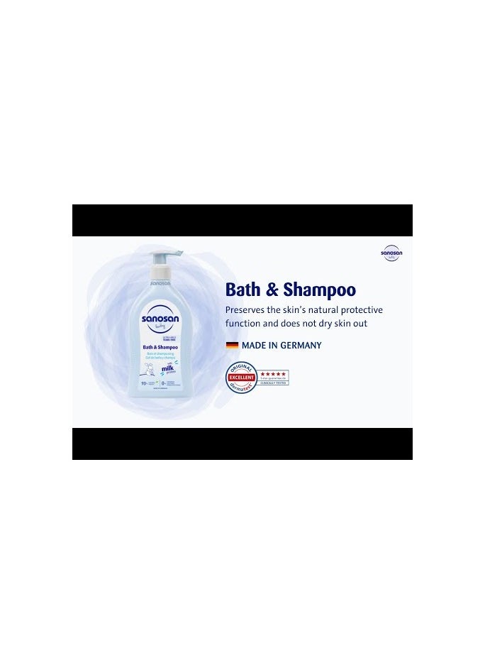 sanosan Baby Bath & Shampoo 100ml  - Image 3