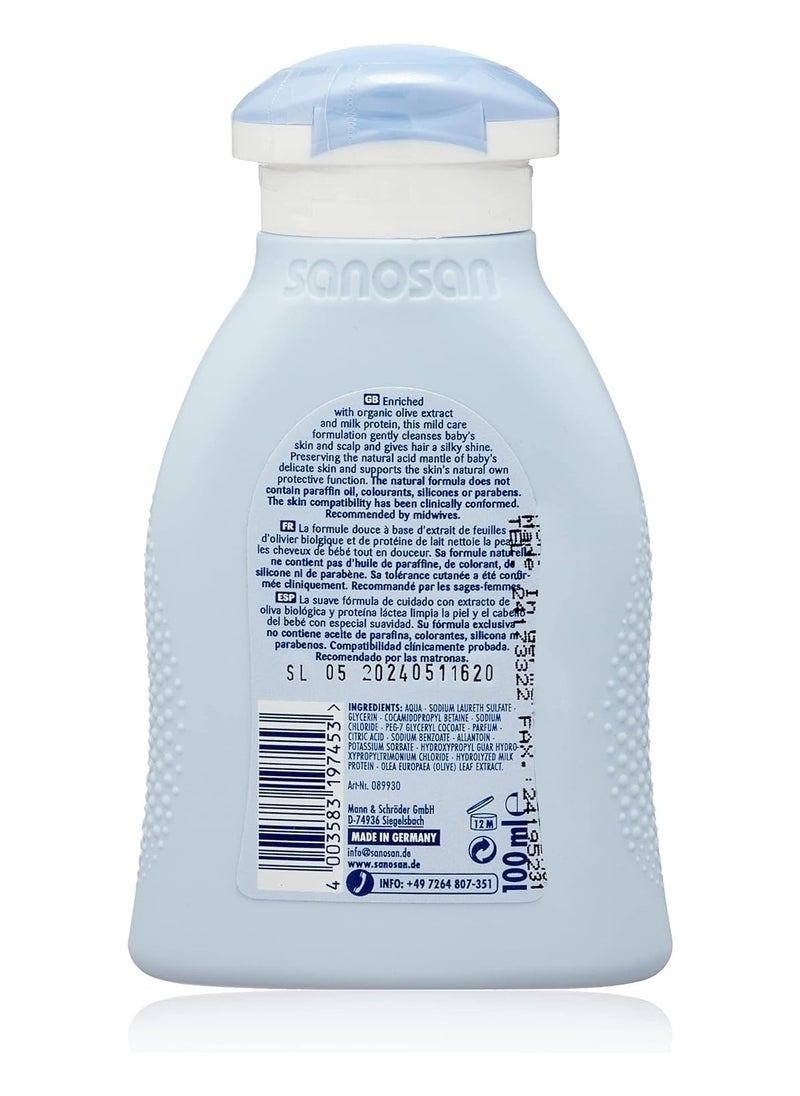 sanosan Baby Bath & Shampoo 100ml  - Image 2