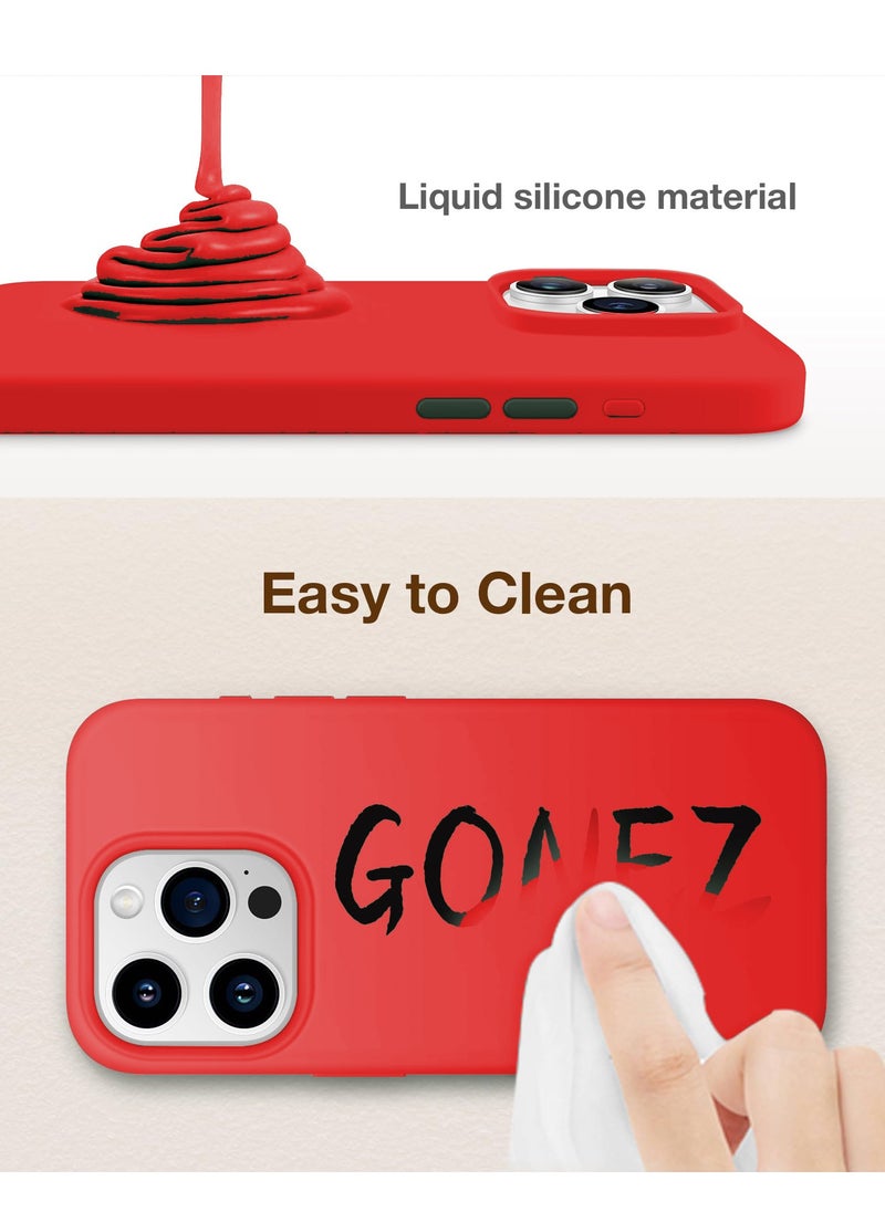 Houmt - iPhone 15 Pro Case Silicone with 1X Camera Protector+ 1X Screen Protector Compatible with iPhone 15 Pro Cover Liquid Soft Silicone Inside Microfiber Lining Slim Thin Protective Case Cover - Image 1