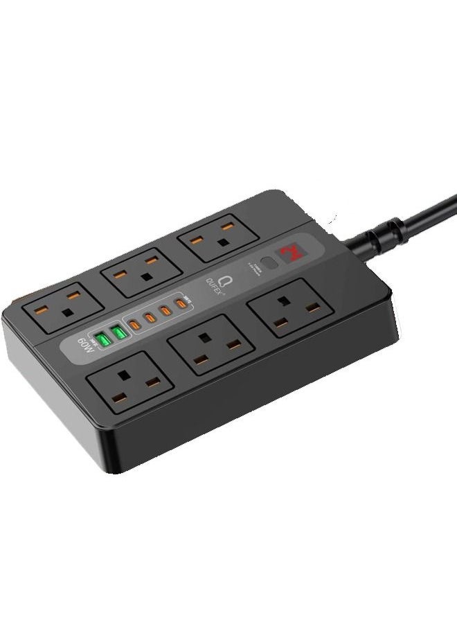 QUFEX Electrical Power Strip Qufex 3000 Watts Black 3m  - Image 2