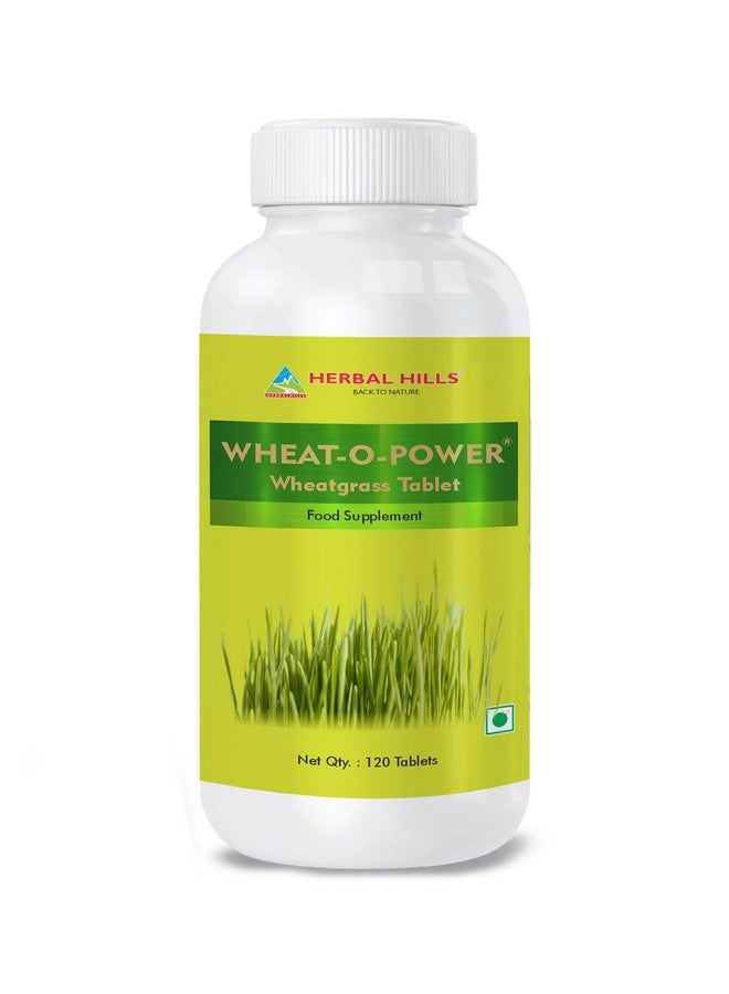HERBAL HILLS أقراص عشب القمح من هيربال هيلز (120 حبة عبوة واحدة) - Image 1