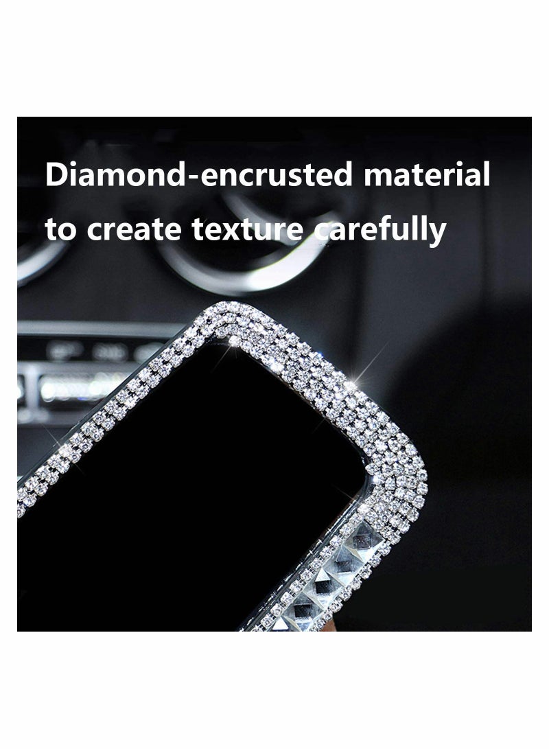 Rhinestone Car Rear View Mirror Decoration - Image 3