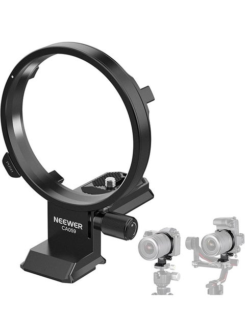 NEEWER Rotatable Collar Mount Plate for Fujifilm GFX100 II 100S 50S II, Fast Horizontal to Vertical Camera Tripod Lens Mount Ring Compatible with DJI RS 3/2 & Arca Quick Release System, CA059