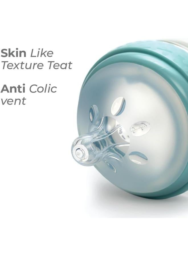 Nurtur Nurtur Cozi - Wide Neck Silicone 3 Flow Rate Teats - S-Nude - Image 2