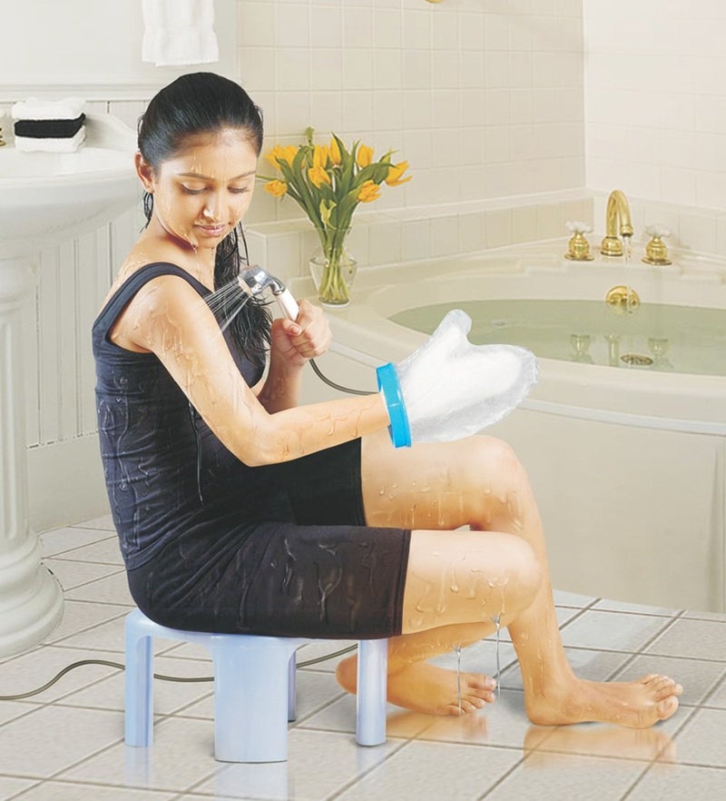 DYNA Cast Protector | Adult hand | Water-Proof Arm Cover Below Elbow | For Shower and Bath | Keeps Plaster Cast, Wounds and Bandages Dry | Reusable (Wrist) - Image 1