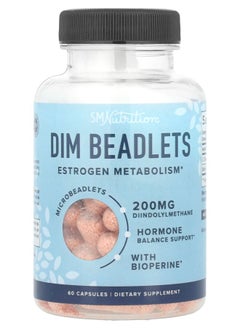 SMNutrition DIM Beadlets With BioPerine® 60 Capsules 