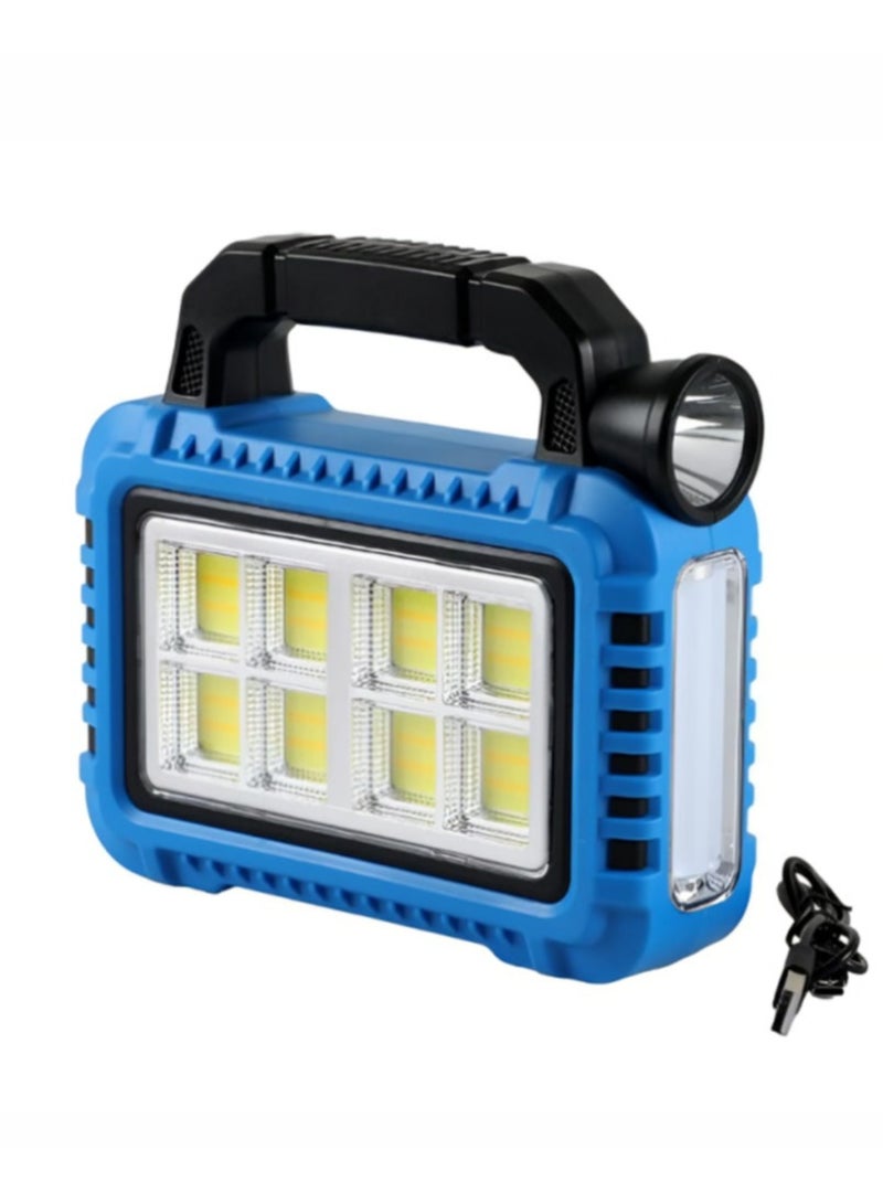 A Camping Flashlight With Three Lighting Levels And Powered By Solar Energy  - Image 1