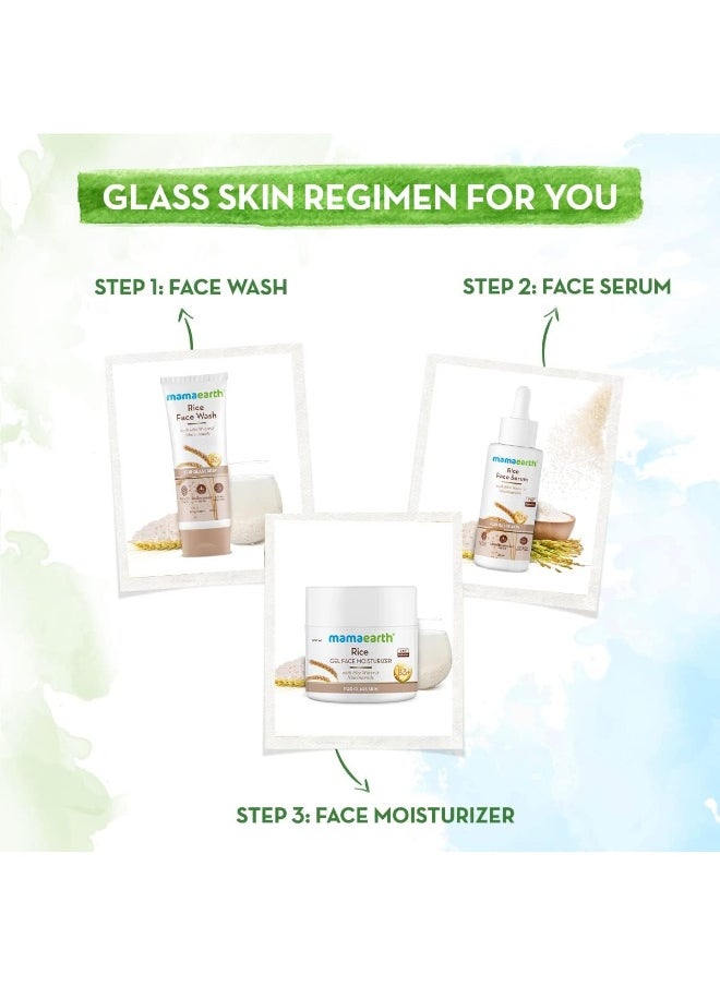 Mamaearth - Rice Gel Face Moisturizer With Rice Water And Niacinamide For Glass Skin 100 Ml - Image 1