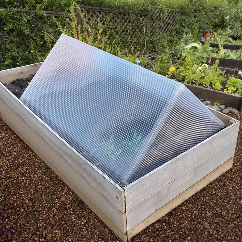 DGSL 6 Pcs Polycarbonate Greenhouse Panels, 4' x 2' x 0.16'' Twin-Wall Panels, Polycarbonate Sheet for All Weather Outdoor Garden and Greenhouse Covering - Image 5