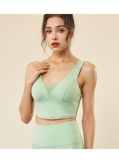 NIBEMINENT Running Fitness Yoga Bra And Pants Two-piece Set Gather High Waist Hip Hip Slim Stretch Sportswear Suit  - Image 3