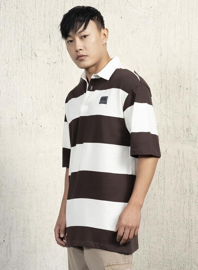 Hubberholme Brown T-shirt for Men, Casual Everyday Essential  - Image 1