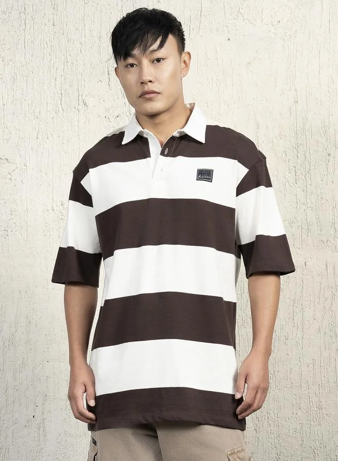 Hubberholme Brown T-shirt for Men, Casual Everyday Essential