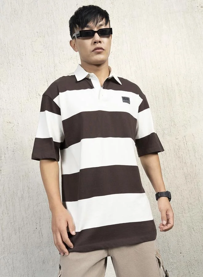 Hubberholme Brown T-shirt for Men, Casual Everyday Essential
