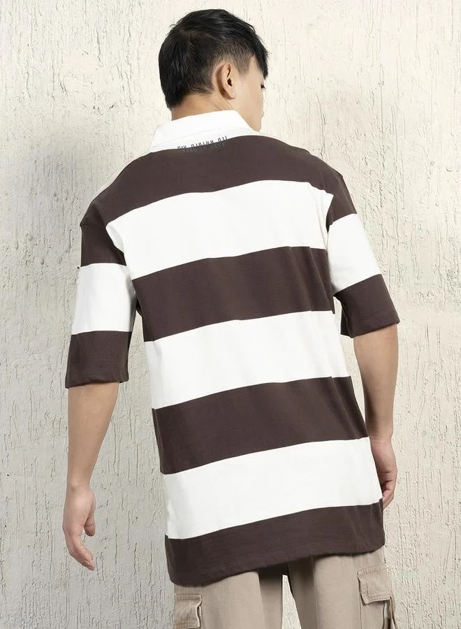 هوبرهولمي تيشيرت بني رجالي أساسي للاستخدام اليومي