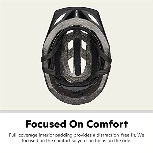 Schwinn Beam Lighted Helmet for Adults, Size 58 - 62 cm for Riders Ages 14+, Rear LED Light, Reflective Strips, Adjustable Dial and Straps, 17 Air Vents, Removable Visor, Adult Bike Helmet - Image 5