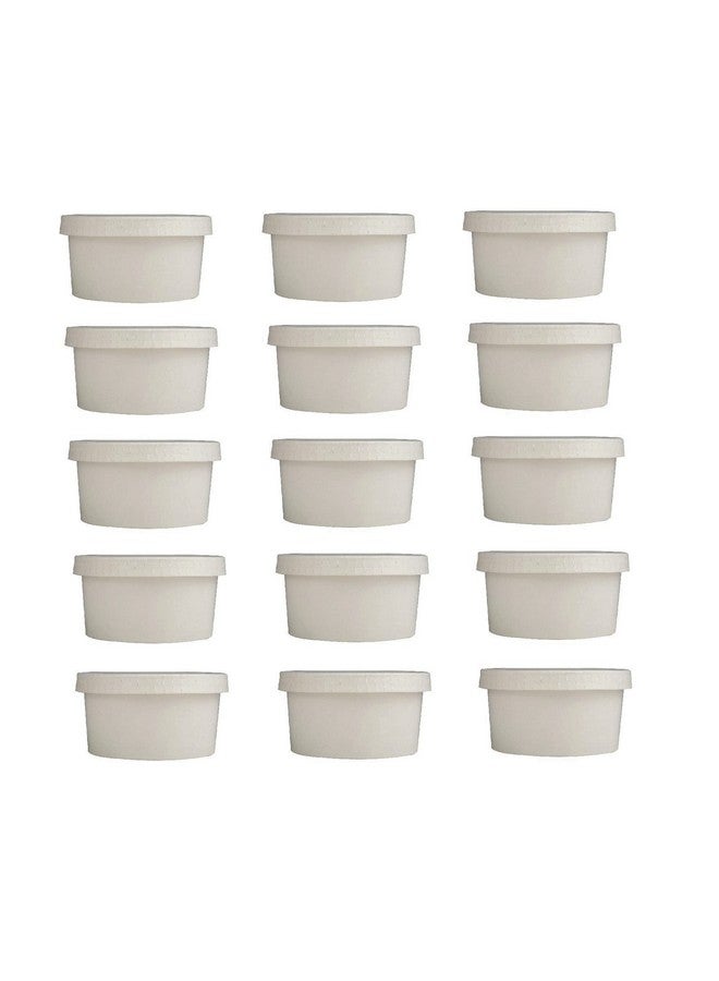 e kysa basics ekysa basics Disposable Hard Paper Food Container with Lid - 300 ml, Leak-Resistant, Eco-Friendly Bowl/Tub, Durable Build, White, Pack of 15 - Image 4