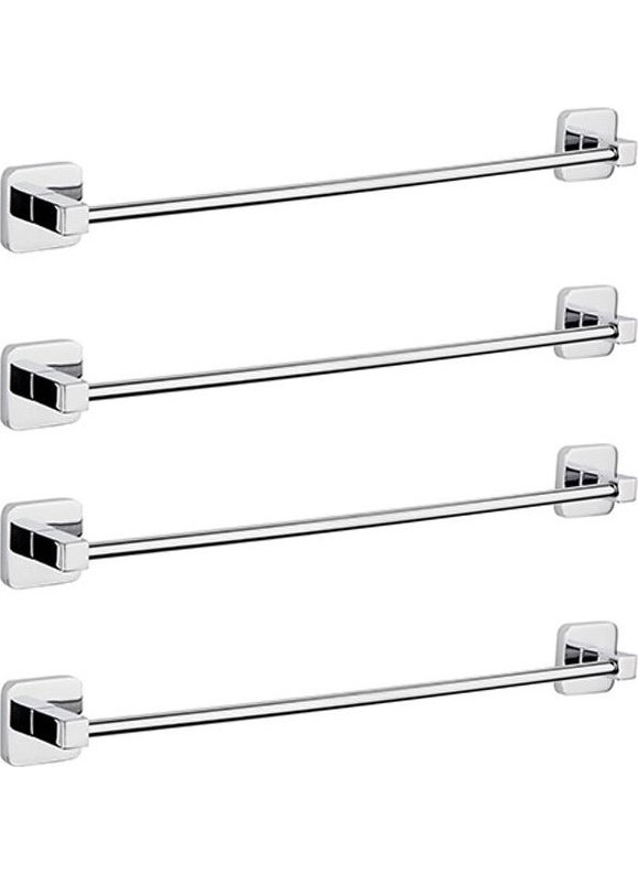 Tema Bathroom Square Long Towel Holder 40 cm (71706) Pack of 4 