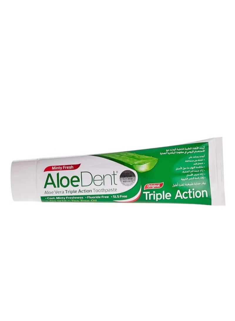 AloeDent Alodent Triple Action Toothpaste - 100ml - Image 2