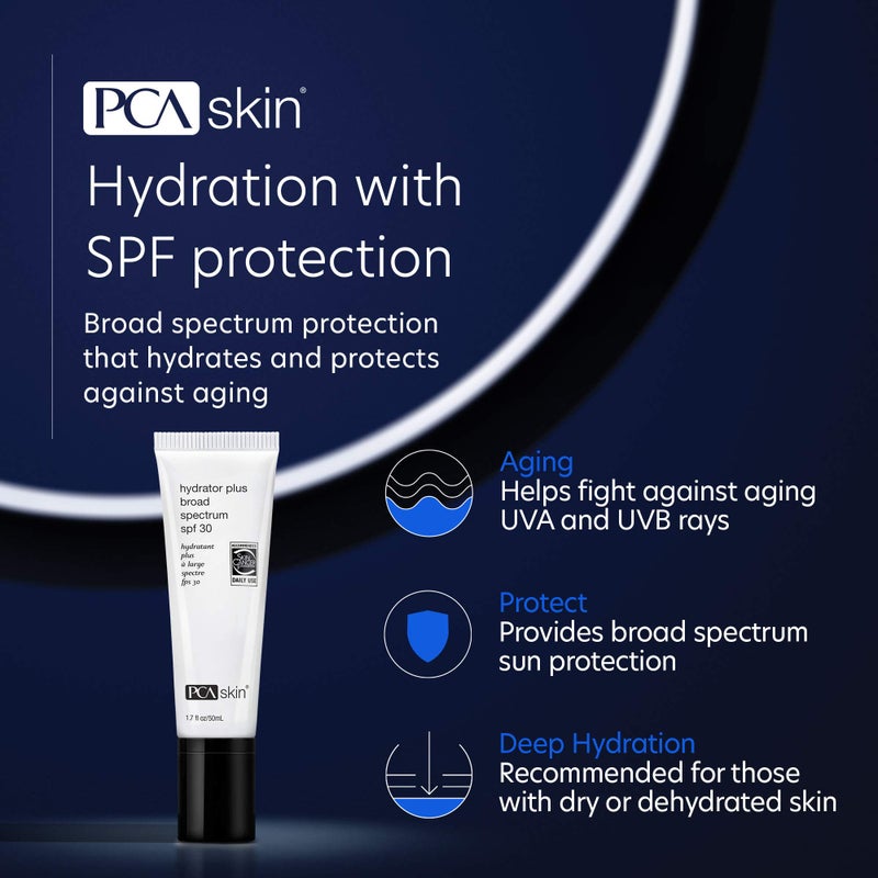 PCA SKIN Hydrator Plus Broad Spectrum SPF 30 - Oil-Free Ultra-Hydrating Face & Body Sunscreen with 5.4% Zinc Oxide (1.7 fl oz) - Image 2