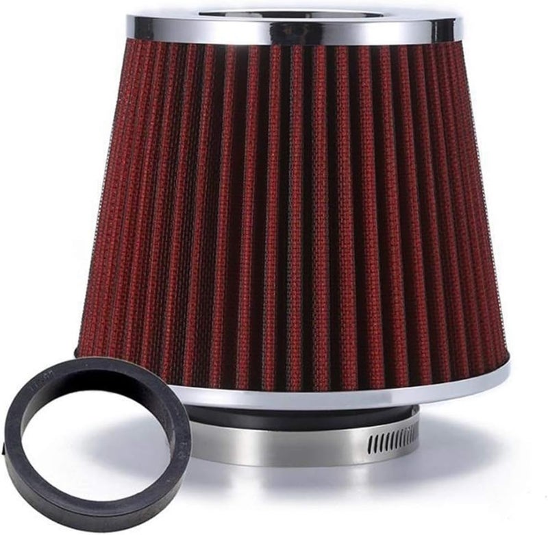 Wivplex 65mm Red Air Filter for Cars - Image 1