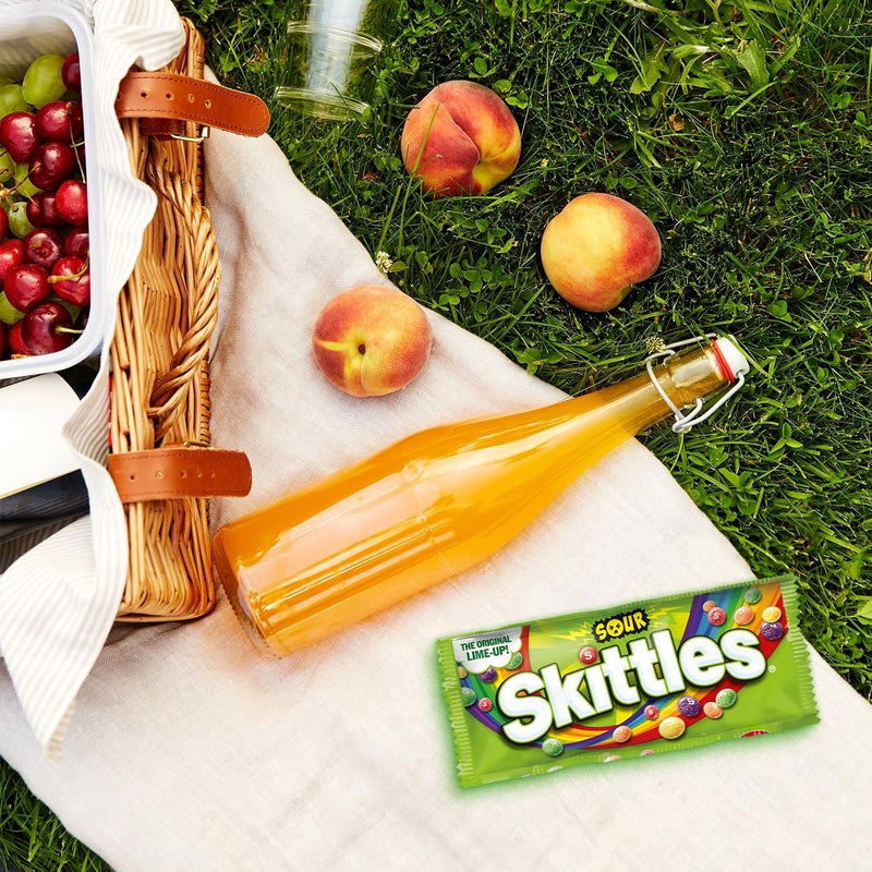 SKITTLES Sours Individually Wrapped Full Size Chewy Candy Packs, 24 Ct Bulk Box - Image 5