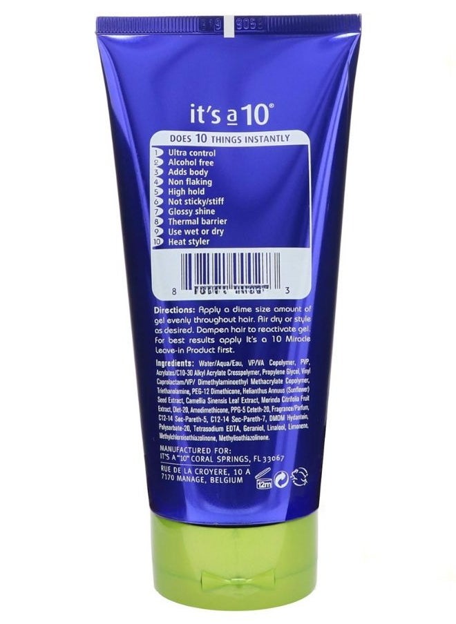 It's a 10 Miracle Firm Hold Gel, Soft hold hair gel, Natural-looking hold, Emollient-rich styling product, Flexible hair styling option 5 oz  - Image 2