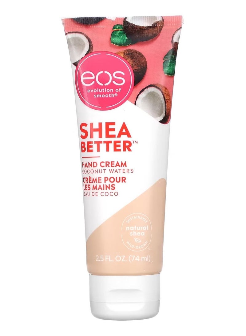 إيفولوشن أوف سموث Evolution of Smooth Shea Better كريم اليدين ماء جوز الهند 2.5 أونصة سائلة 74 مل